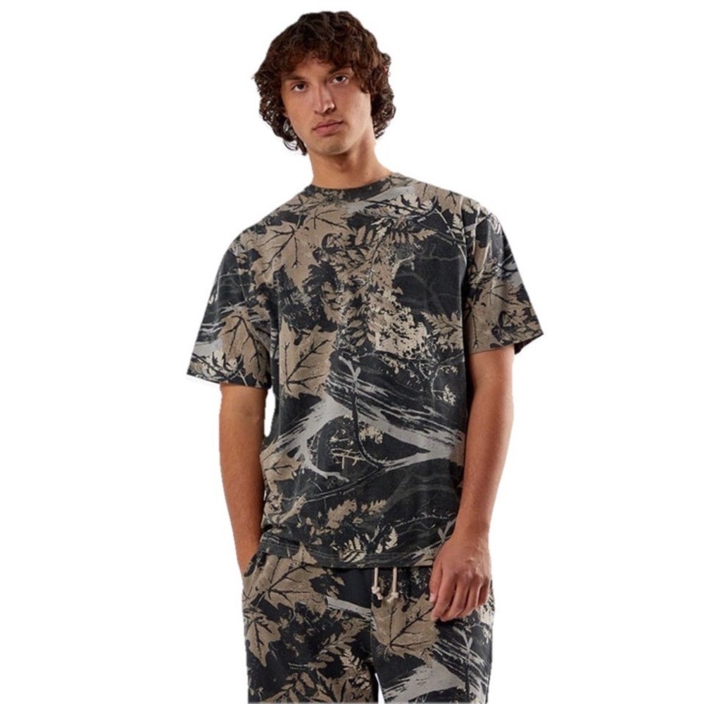 PacSun Camo Oversized Boxy T-Shirt Streetwear Y2K Skate Men's M NWT